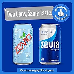 Zevia Zero Sugar Soda, Caffeine Free Cola, 12 oz