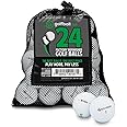 GolfBall Nut Used and Factory Refinished for Taylormade TP5 Mint 5A (White) (24 & 48) Golf Balls Mesh Bag Included