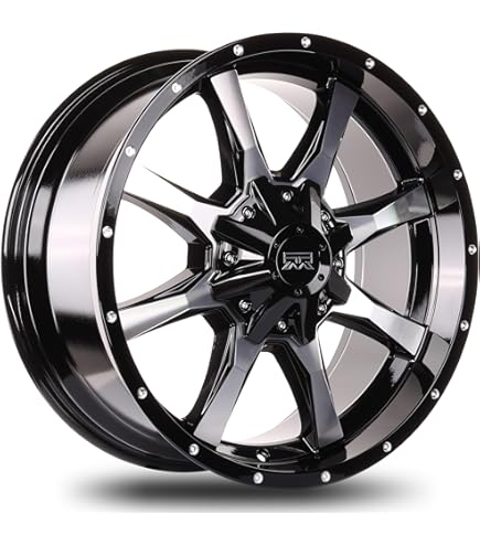 Amazon.com: Mayhem Rampage 8090 Black/Milled Spokes Wheel (20 x 9