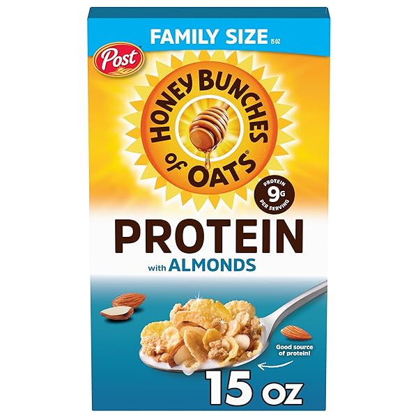 HONEY BUNCHES OF OATS HONEY & ALMOND PROTEIN...