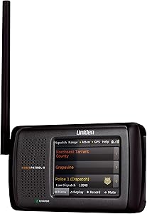 Scanner De Police Numérique Uniden Home Patrol II – APCO P25 Phase 1 & 2, écran 4.3″