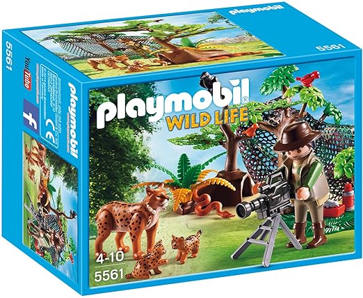 Playmobil 5561 - Luchsfamilie mit Tierfilmer