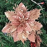 NiidodKatzi 15 Pcs Christmas Flowers Artificial