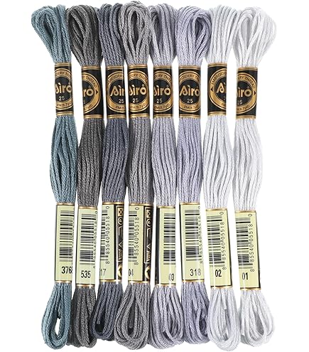 Amazon.com: DMC 117-413 Six Stranded Cotton Embroidery Floss, Dark