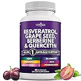 NEW AGE Resveratrol 6000mg Berberine 3000mg Grape