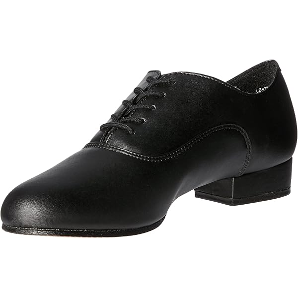 Chaussures De Danse Capezio Oxford Tele Tone Tap - Cuir Noir Pointure 5.5 - Neuf Sans Boîte