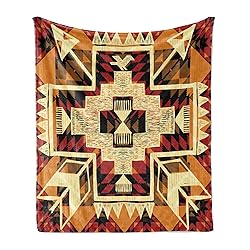 Ambesonne Arrow Throw Blanket, Inspired Pattern