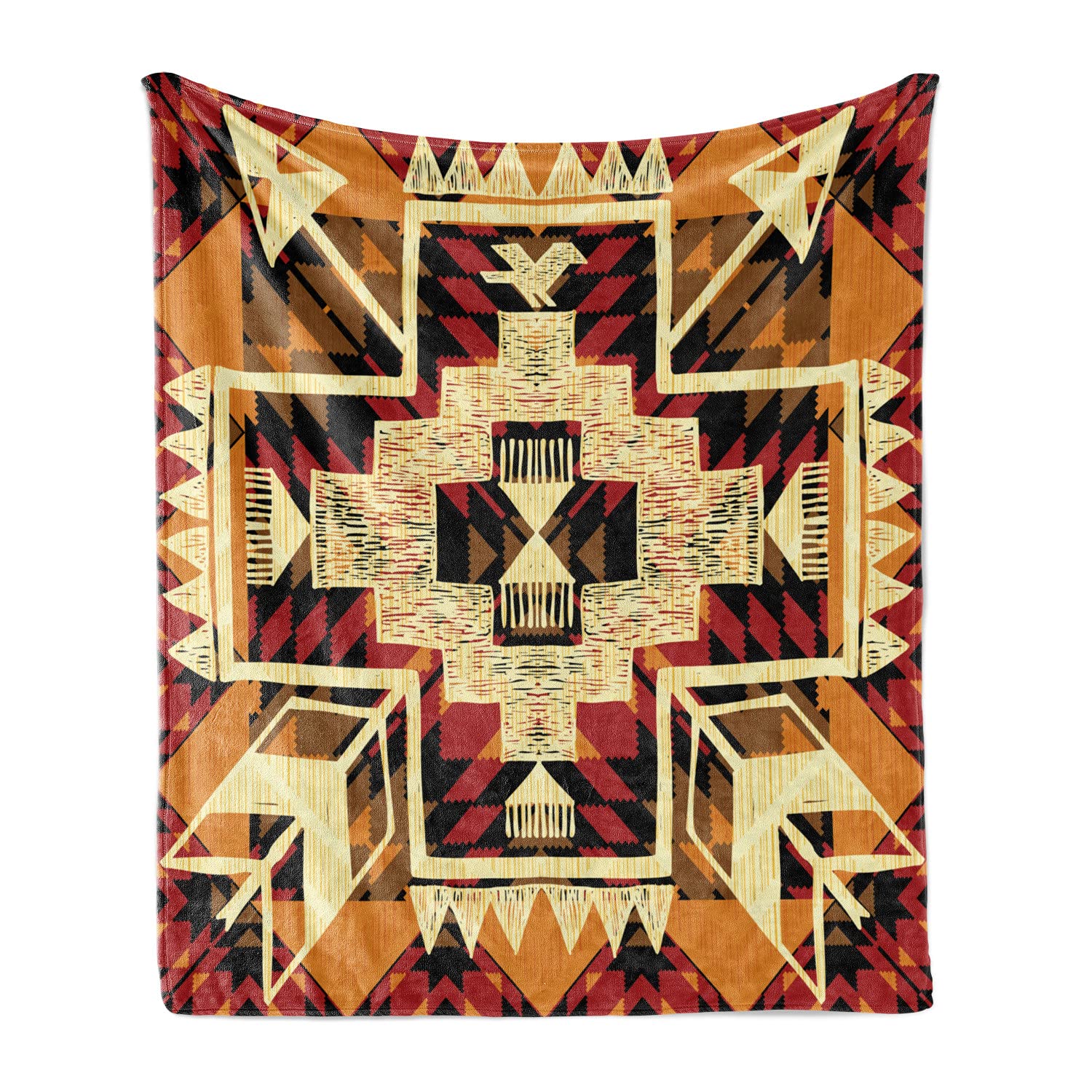 Ambesonne Arrow Throw Blanket, Inspired Pattern
