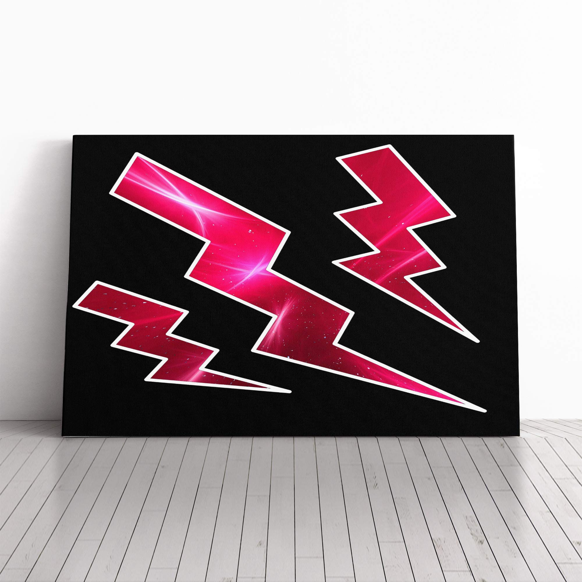 Wall Pink Abstract Art (11) Canvas Print | Gallery Wrapped 30mm Frame Wall Art | 20x14 inches | Ready to Hang | Abstract Picture | Living Room Bedroom Lounge Office