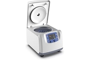4E's USA Clinical Centrifuge – Plasma PRP Centrifuge 300-4500 RPM Speed, Programmable with 12-Tube Rotor for 5, 7, 10 & 15ml Tubes, Benchtop Centrifuge Machine with Timed and Continuous Operations