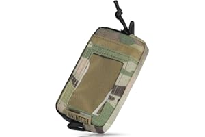 Front Pocket Wallet with Zippers - OneTigris Small Coin Purse Tactical Wallet Nylon Minimalist Wallet for Men Women