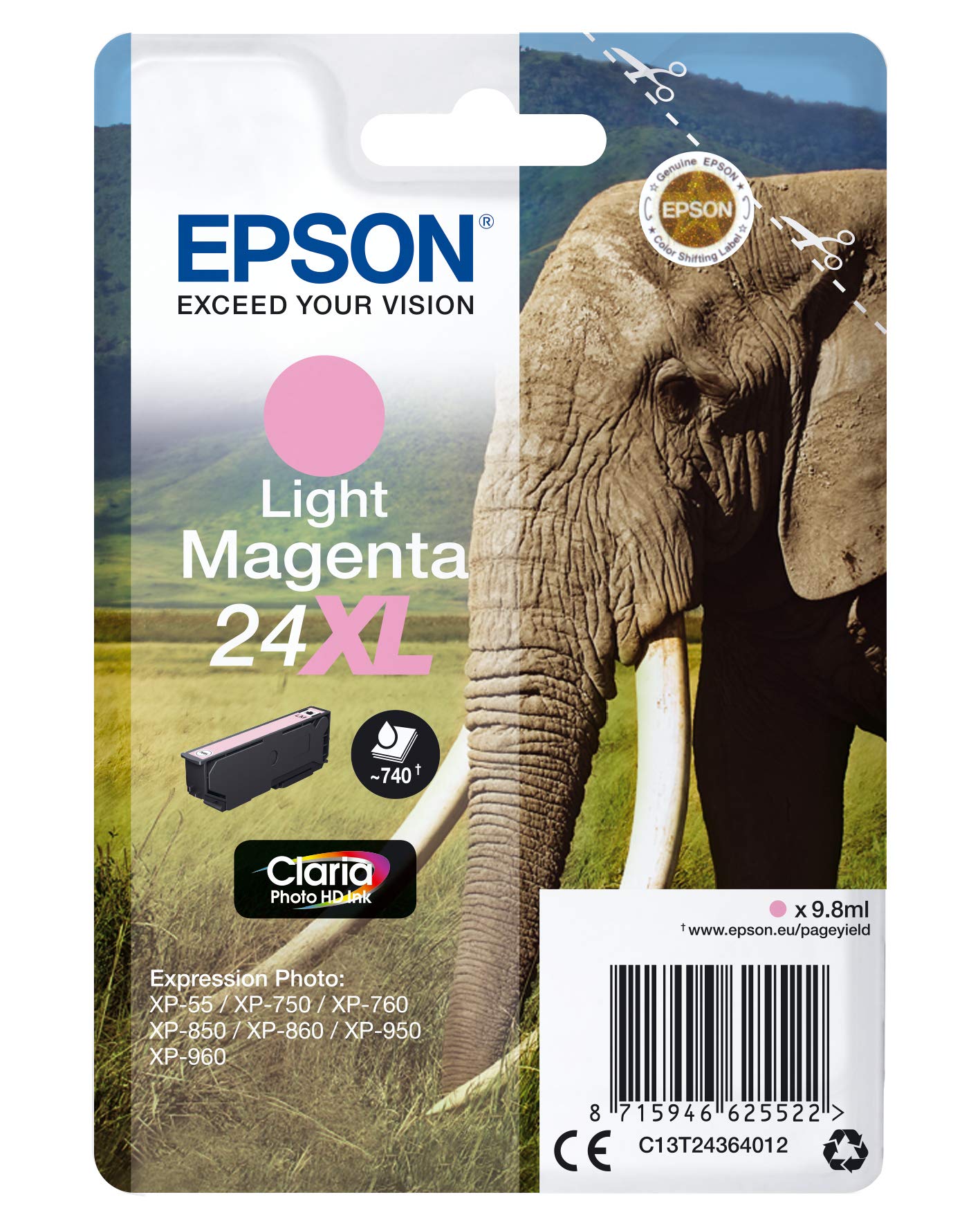 Epson Elephant Ink Cartridge "Elephant" - Claria Photo HD MC (XL)