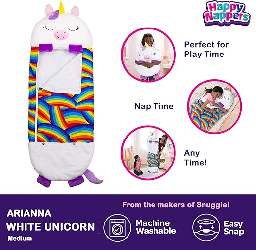 white unicorn happy napper
