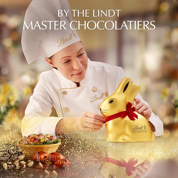 LINDT CHOCOLATE CARROTS, SOLID MILK CHOCOLATE EASTER CANDY BLENDED WITH HAZELNUT, 1.9 OZ BOX