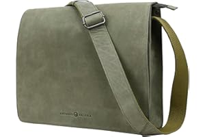 Antonio Valeria Albert Premium Leather Messenger Bag for Men