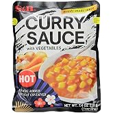 S&amp;B Curry Sauce with Vegetables Hot, 7.4 Ounce (Pack of 10)