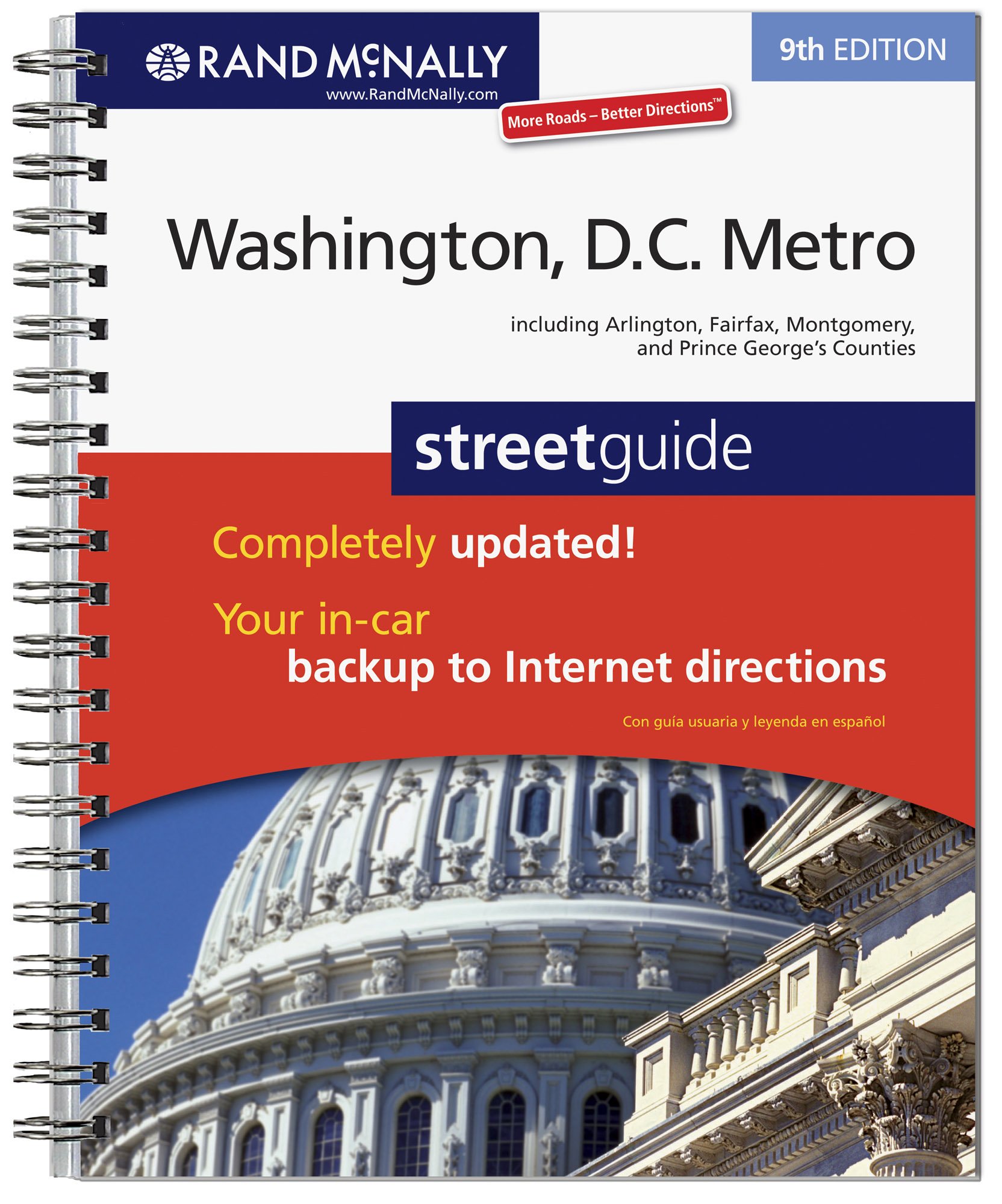 Rand Mcnally 9th Edition Washington D C Metro Street Guide Rand Mcnally 9780528874604 Amazon Com Books
