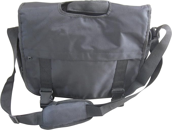 Jazzi Everpak Large Men's Black Flight Messenger Dispatch Bag 28 x 40 x