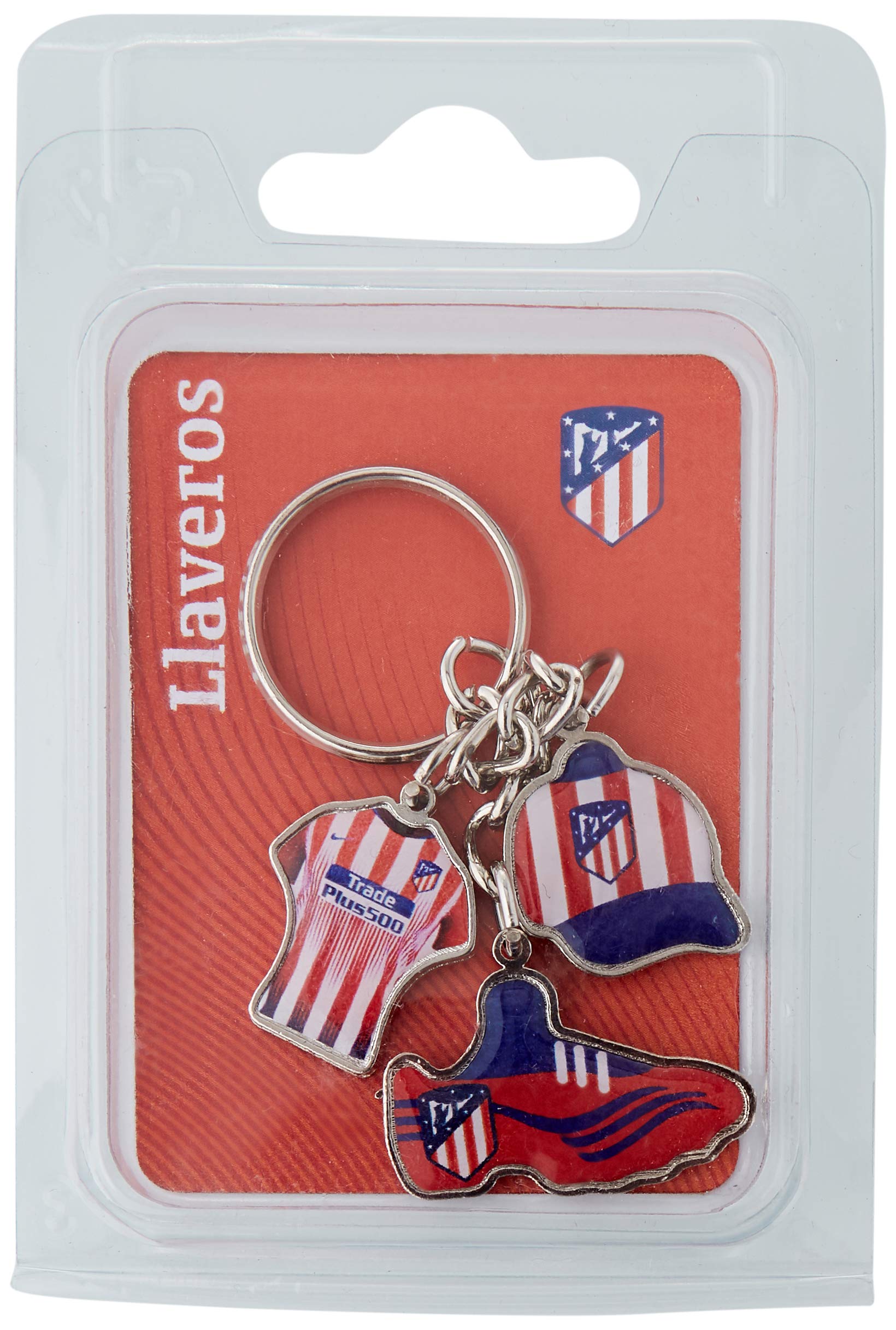 Seva Import 5001096 Keyring At.Madrid Misc, Unisex-Adult, Multi-Colour