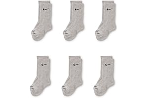 Nike Boy`s Cushioned Crew Socks 6 Pack