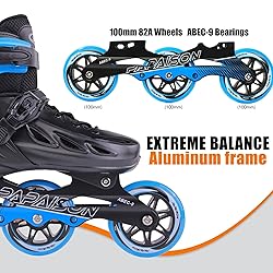 PAPAISON Adult Adjustable Inline Skates for Men