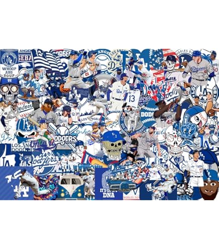 Amazon.com: Los Angeles Dodgers Multi Use 6 Fan Pack : Sports