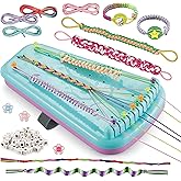 Yolscue Friendship Bracelet Making Kit for Girls,Bracelet Kit Toys,Arts and Crafts for Kids Age 7-12,Best Birthday Gifts Ideas for Ages 7,8,9,10,11,12 Year Old,Kids Bracelet String Toys Set (Blue)