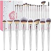Bueart Design Christmas Gift 26Pcs Pro Makeup Brushes Set with Ultra Soft Dense Hair,Premium Quality Professional Make up Brushes For Foundation,Contour,Blush,Powder Makeup