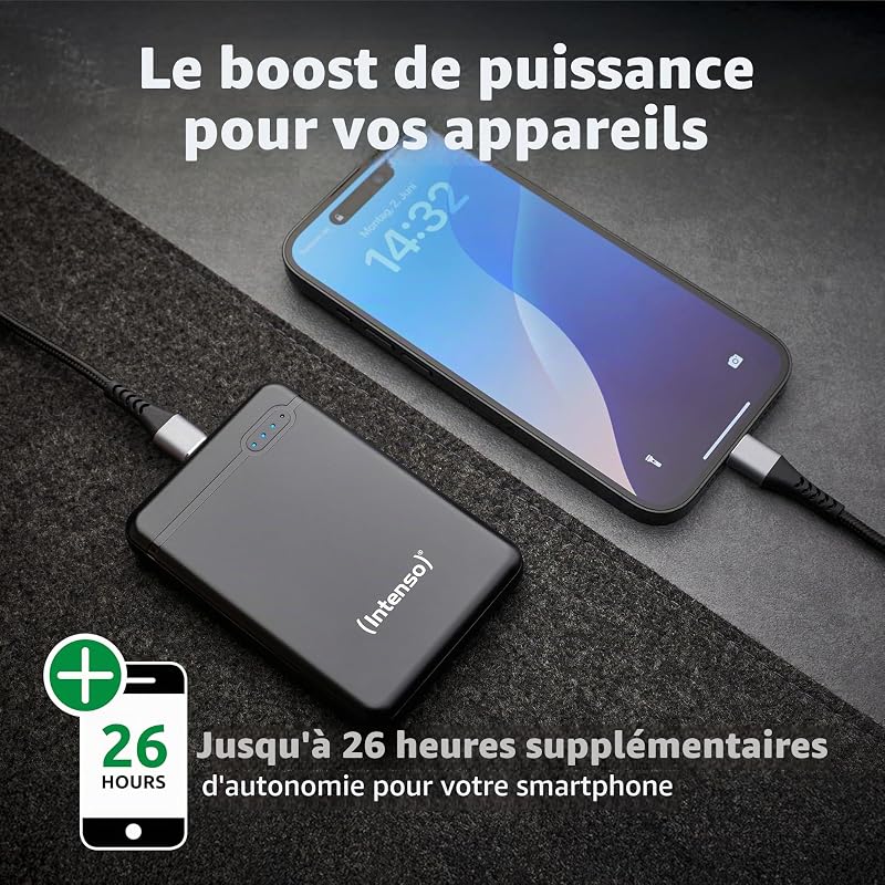 Powerbank Intenso 7313520 5000 mAh Noir