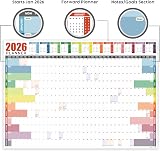 Giftinghouse 2026 Wall Planner A2 Laminated UK Full Year 42 x 59.4 cm with view 5