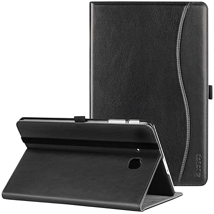 Ztotop Hülle für Samsung Galaxy Tab E 9,6,für Modell SM-T560/T561/T565,Premium Leder Geschäftshülle mit Ständer,Kartensteckpl
