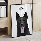 Generic Pet Portrait Dog Cat Gift Memorial Custom Painting from Photo view 4