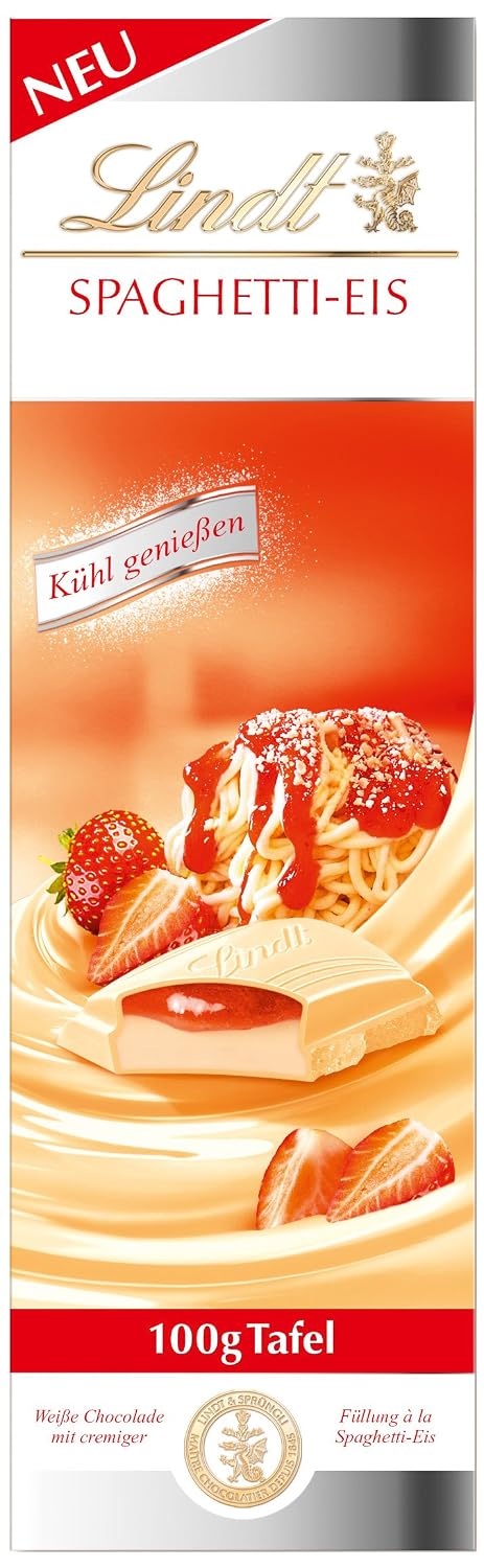 Amazon Com Lindt Sprungli Spaghetti Eis 12r Pack 12 X 100 G