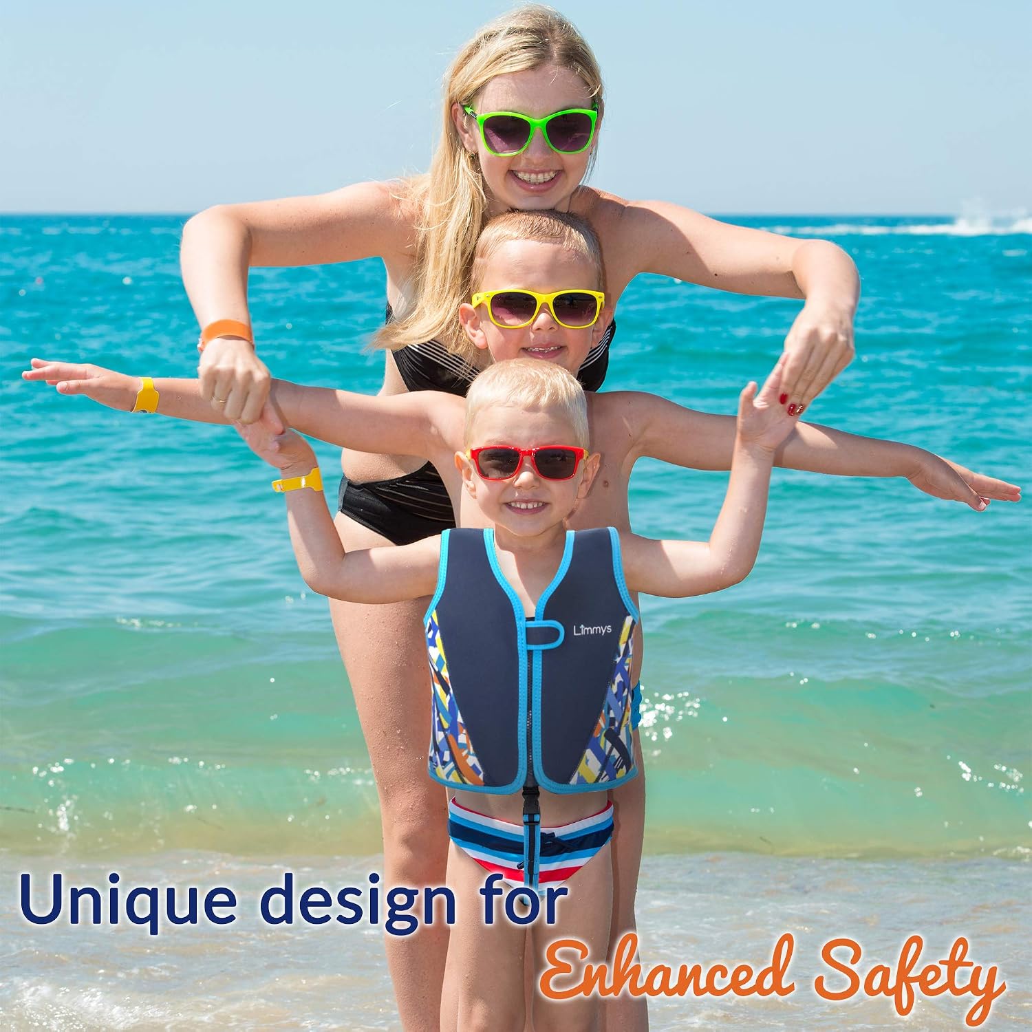 Limmys Swim Vest for Toddlers & Kids, Adjustable Buoyancy Swimming Aid, CE Safety Certified - Image 5