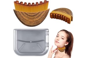 LPZXH New Lymphatic Contour Face Brush,Lymphatic Drainage Massager for Chin & Neck,Ultra-Soft Bristles Suitable for All Skin Types,Portable Ergonomic Beauty Tool with Travel Case（1 Pcs）