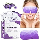 FRSHMORN 16 Packs Steam Eye Mask, Heated Eye Mask for Sleeping, Warm Compress for Eyes, Self Heating Disposal Steam Mask for Home Sleep, Office, Spa, Travel Essentials Valentine's Day Gift (Lavender)