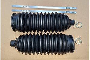 WANTONE RACING A Pair Steering Boots Bellows Left and Right Side Replacement for 2014-2025 Honda Pioneer 500 520 700 1000 & Yamaha Viking 700 VI Wolverine YXZ 1000R UTVs all Rack and Pinions