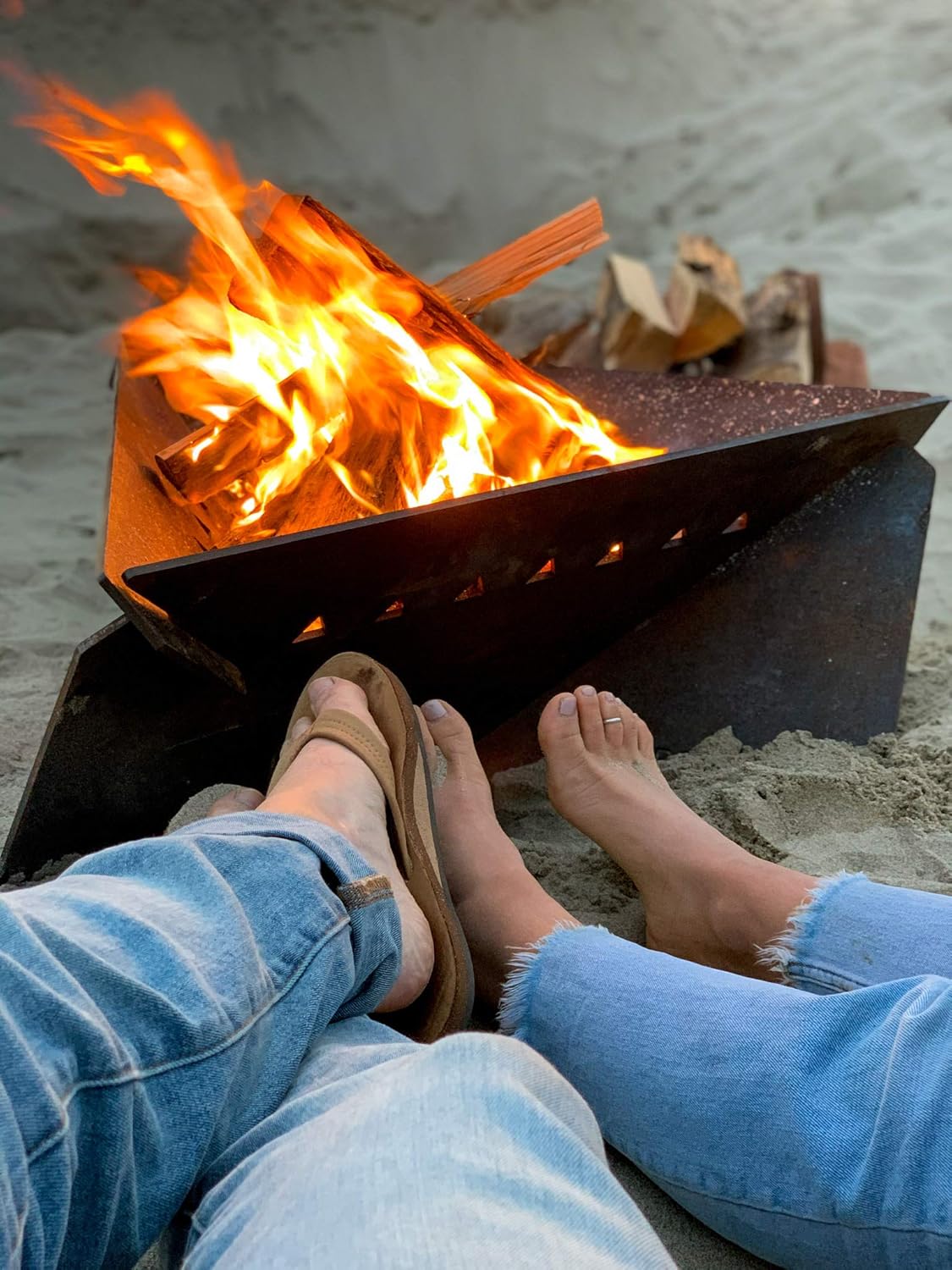 outlander fire pit 836 instructions on Amazon Com Pyramid Firepits Outdoor Triangle Fire Pit Versatile Gas Or Wood Burning Portable Fire Pits In Durable Steel For Patio Backyard Beach Camping Or Rv Garden Outdoor