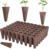 Tigvio 50 Piece Hydroponic Pods Kit: Grow Anything with 50 Grow Sponges - Compatible with All Hydroponics Brands