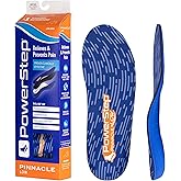 PowerStep Insoles, Pinnacle Low Arch, Flat Feet Pain Relief Insole, Low Arch Support Orthotic for Women and Men
