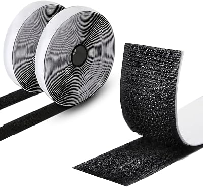 ARMIZ Hook and Loop Tape 20mm x 10m Self Adhesive Black