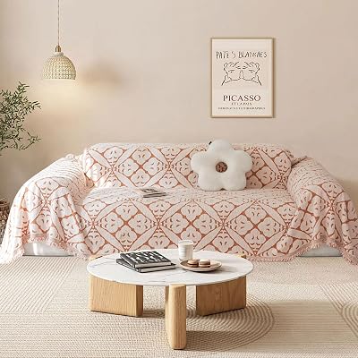 SHANNA 3 Seater Chenille Sofa Cover AB Sided Slipcover Corner Couch Protector