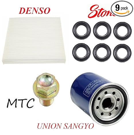Amazon Com Tune Up Kit Cabin Air Oil Filters Plug Tube Seals For