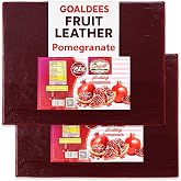 GOALDEES Lavashak (لواشک) Fruit Leather Pomegranate, Persian Style Natural Tart Snack, 9 oz Pack of 2-18 oz (500g) (Pomegranate)