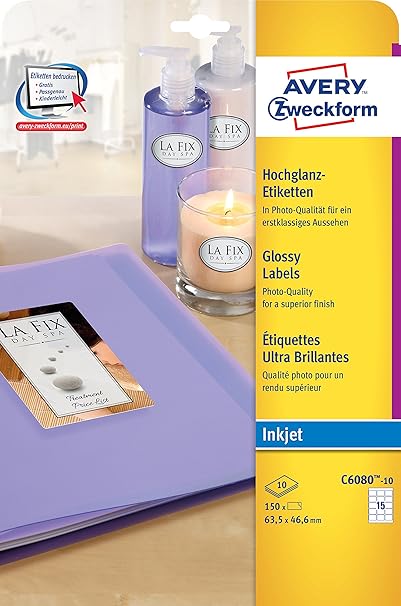 gloss labels for inkjet printers