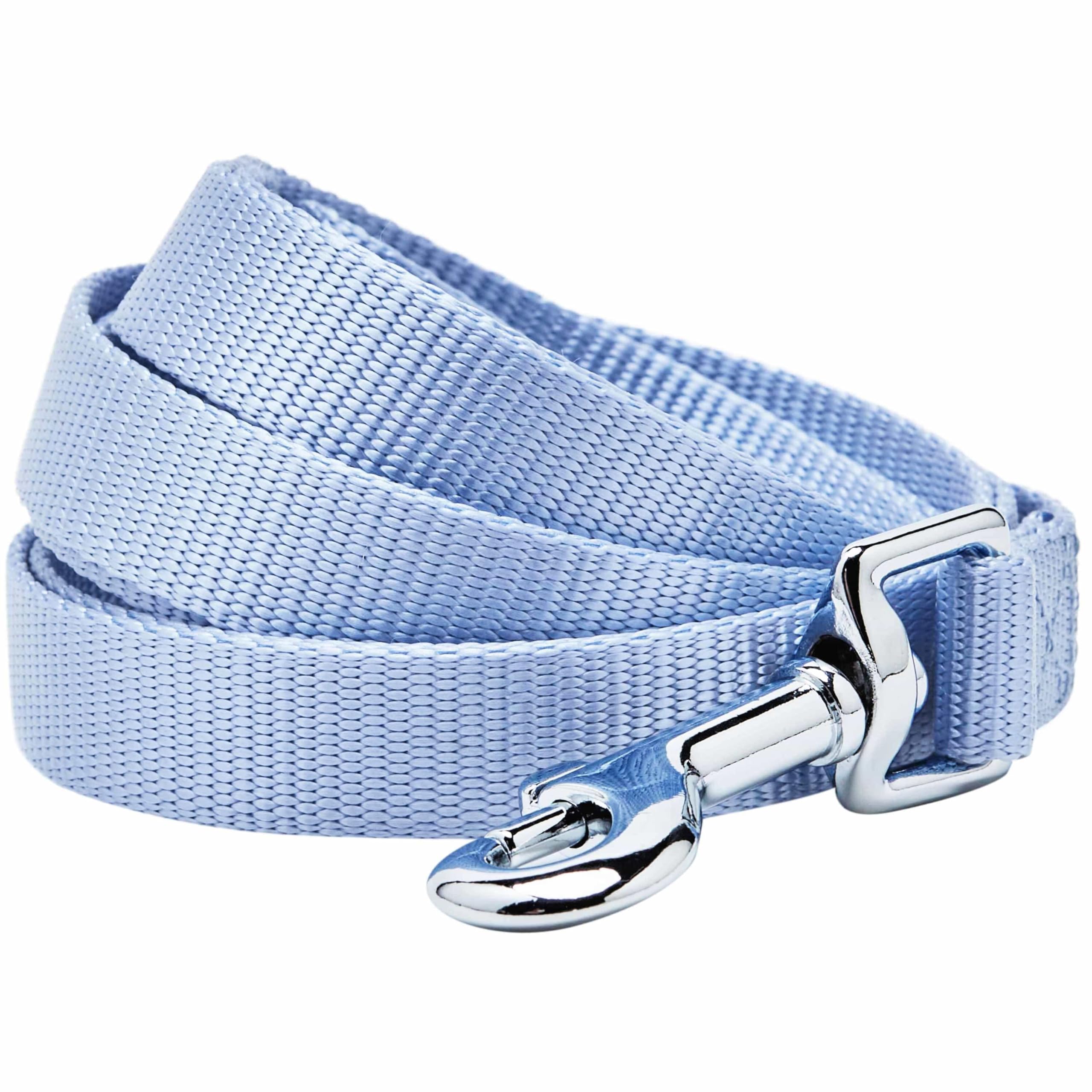 Photo 1 of Blueberry Pet Essentials Durable Classic Dog Leash | Basic Nylon| 4ft. x 1" Large Dog Leash | Chambray Blue| Standard Puppy Leashes & Lightweight for Training