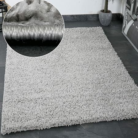 Vimoda Prime Shaggy Teppich Grau Hochflor Langflor Teppiche Modern