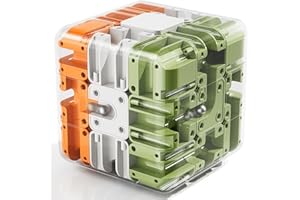 DULONIME 3D Cube Puzzle for Kids 3-5 8-12, Education Sensory Toys with Color-Match Ball, Birthday Gift for Adults Kids 8 9+ Year Old Boy