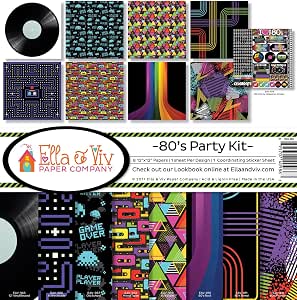 Ella & Viv 50 Shades Scrapbook Collection Kit - 12 Double-Sided 12x12" Papers, 2 Each Design - View #7