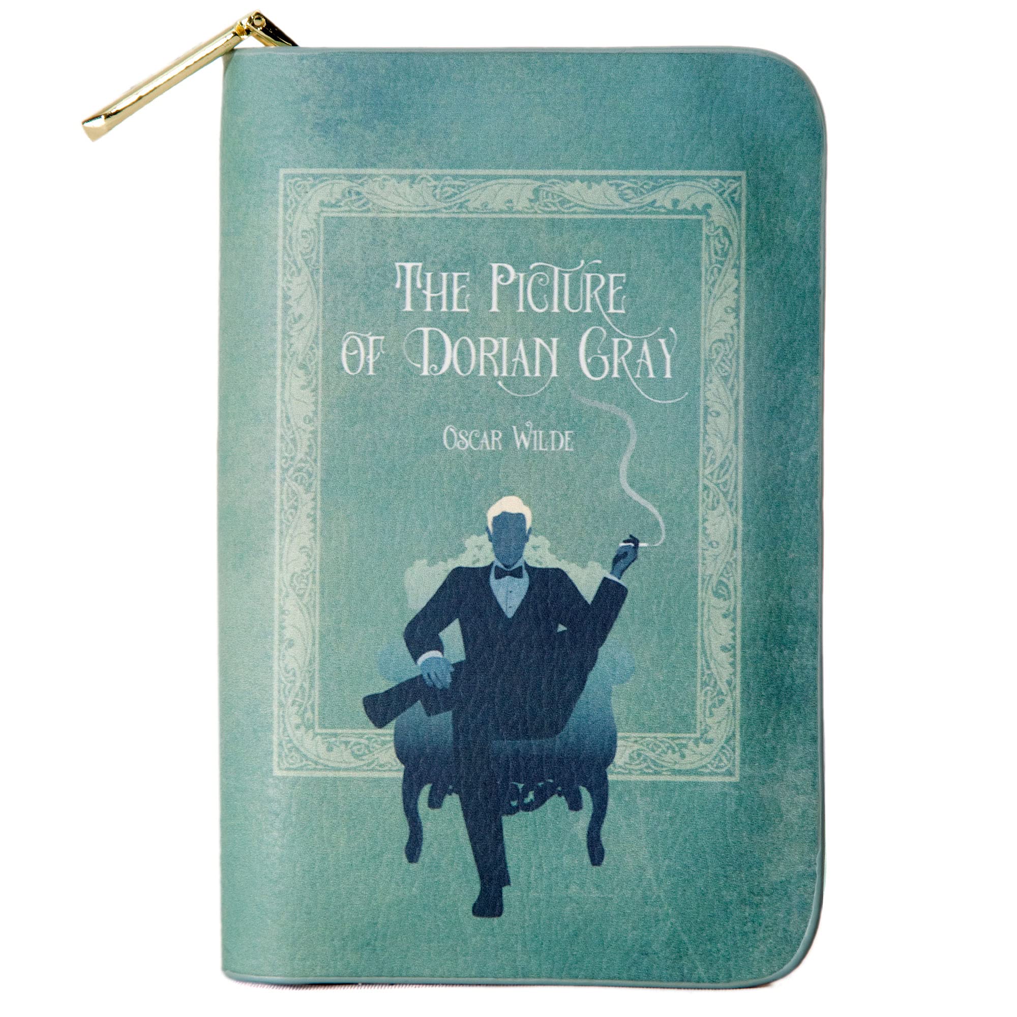 Well Read The Picture of Dorian Gray Zip Around Wallet for Book Lovers - Ideal Literary Gift for Readers & Bookworms - Vegan Faux Leather Clutch